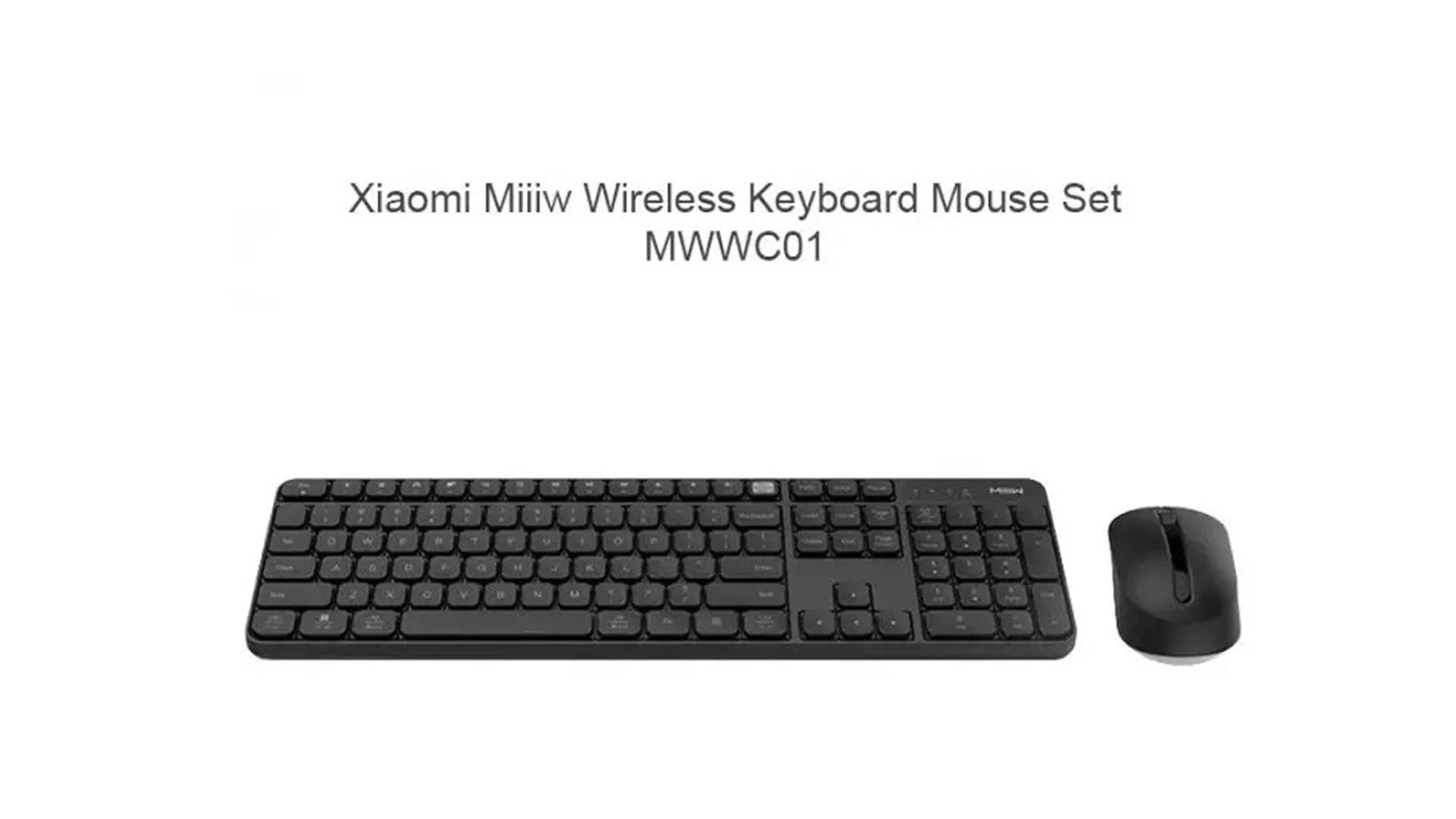 ماوس و کیبورد بی‌سیم شیائومی مدل Xiaomi MiiiW Mouse Keyboard MWWC01: